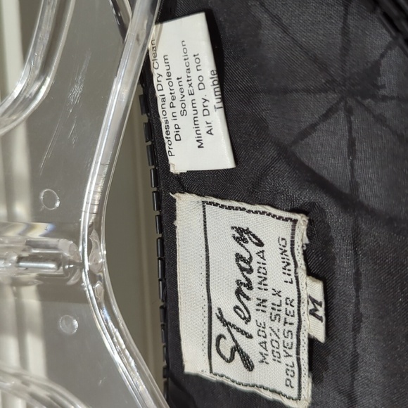 Stenay Black Beaded and Pearl Evening Jacket - Picture 2 of 5